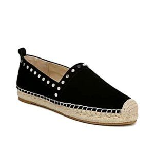 SAM EDELMAN KODA BLACK ESPADRILLE FLATS